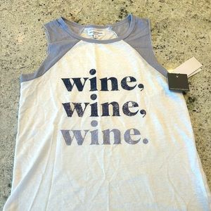 Grayson Threads Wine, Wine, Wine Tank Top Size Large *NWT